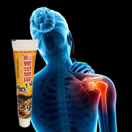 Eliminate swelling Analgesic Ointment Tiger Lumbar leg Muscle Rthritis Neck Pain Aches Relaxation Care Balm Creams 25g