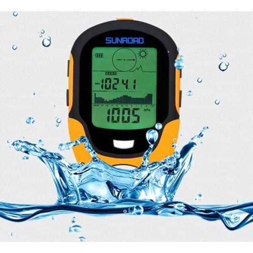 Outdoor Waterproof Camping Altimeter Portable LCD Digital Fishing Altimeter Barometer Compass Weather Forecast Clock Timer Tools