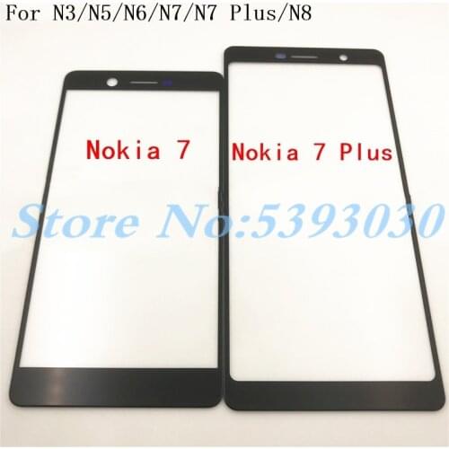 High Quality Touch screen Panel For Nokia 3 5 6 7 7Plus 8 Front Outer Glass Top Lens Touch Screen Panel N3 N5 N6 N7 N7 Plus N8
