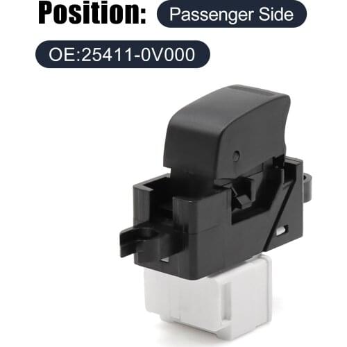 X AUTOHAUX 25411-0V000 Electric Power Window Master Switch For Nissan Sunny 1998 TO 2001