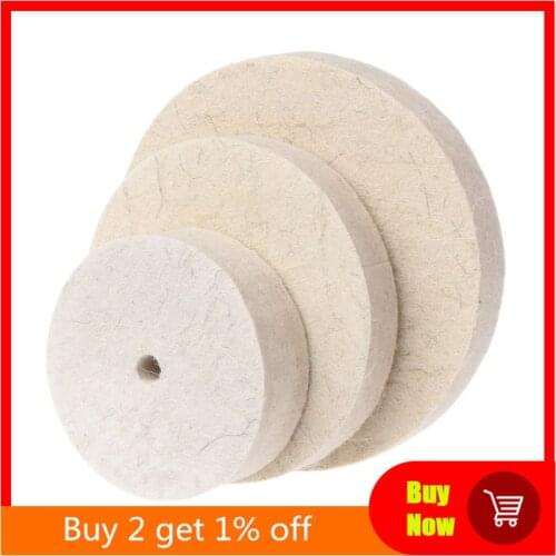 1pc Drill Grinding Wheel Buffing Wheel Felt Wool Polishing Pad Abrasive Disc For Bench Grinder Rotary Tool