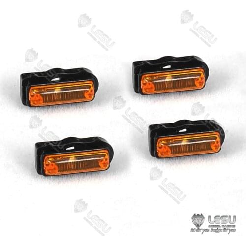 LESU Side Skirts Light LED Lamp for 1/14 DIY TMY Tractor Truck Trailer Model TH15877-SMT3