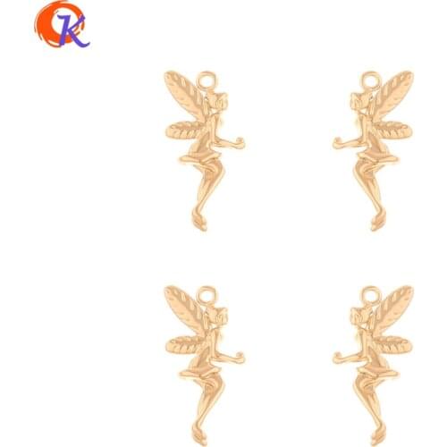 Cordial Design 100Pcs 12*20MM Jewelry Accessories/Charms/Hand Made/Angel Shape/Copper/DIY Making/Pendant/Earring Findings