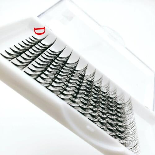 10D/20D Premade fan Volume Wide fans Short Stem Russian Volume Professional Eyelash Extensions Faux Mink