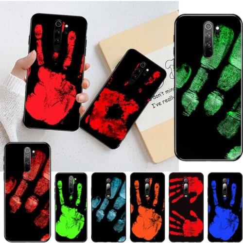 YJZFDYRM Thermal Heat Induction DIY Painted Bling Phone Case for Redmi Note 9 8 8T 8A 7 6 6A Go Pro Max Redmi 9 K20