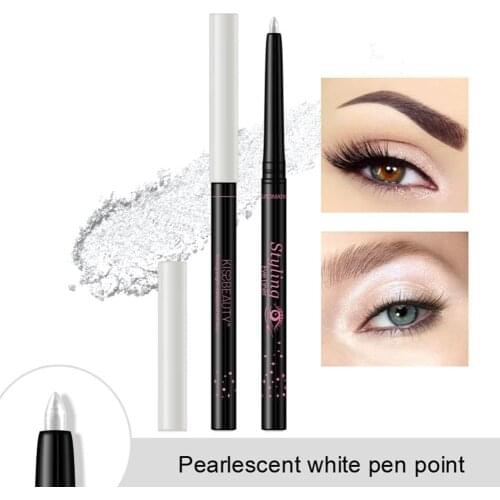 Face Highlight Contour Highlighter Pencil Rotating Silkworm Pen Pearlescent Waterproof Eye Shadow Pen Matte