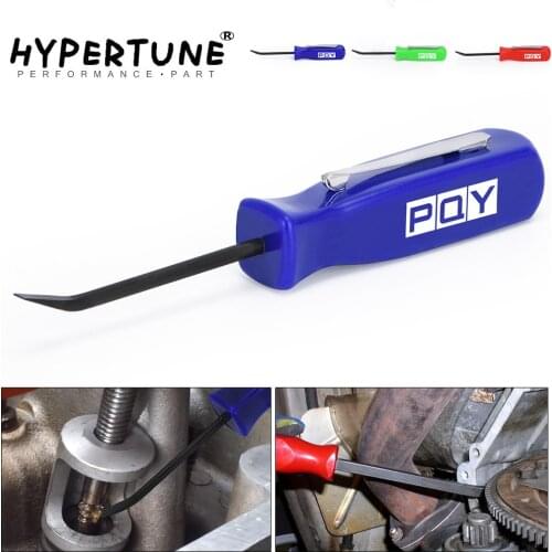 Hypertune- 1pcs Pocket Pry Bar Short Angled Operating Handy Tool 4-Sided Grip HT-GJ005-QY
