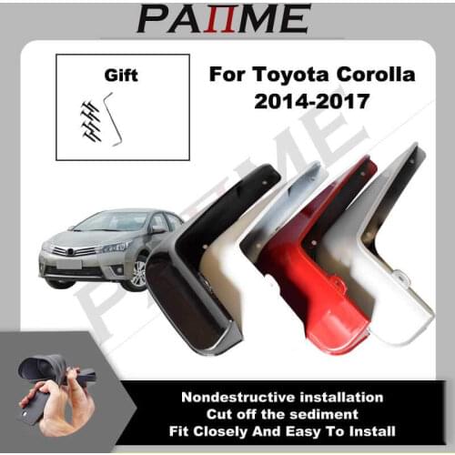 4 Pcs Set Molded Mud Flaps Mudflaps Splash Guards Front Rear Mud Flap Mudguards Fender YC101080