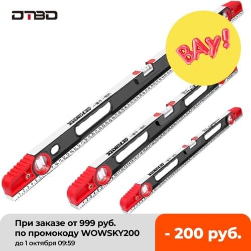 DTBD High Precision Spirit Level Magnetic High Bearing Ruler Lever Bubbles Rustproof Horizontal Ruler Spirit Level balance ruler