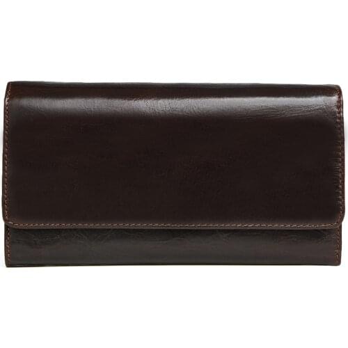 Men Wallet Genuine Leather Large Capacity Man Long Wallet Cellphone Wallet ID Card Holder Clasp Coin Purse Gift Male Clutch