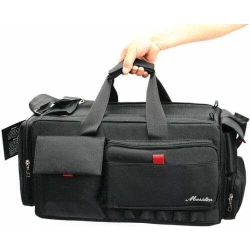 New black Professional VCR Video Camera Bag Shoulder Case for Nikon Canon Sony Large volume Waterproof