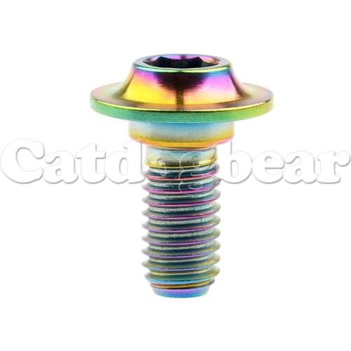 Catdogbear Titanium Bolts M5 Clamp Bolt Screw for Road Bike Riding C Brake Shoes C Clamp Brake Pad