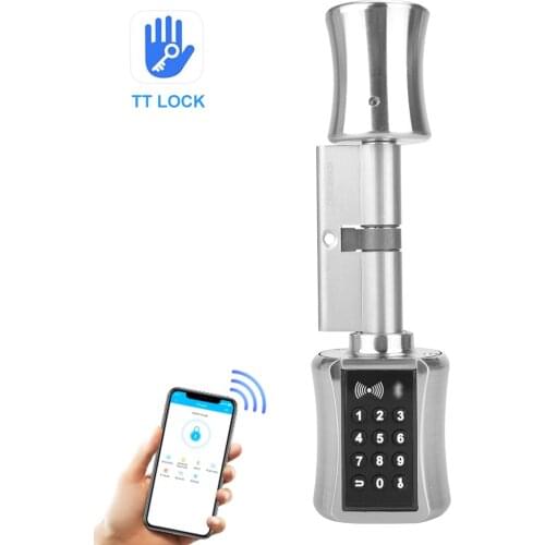 Smart Cylinder Lock TTLock APP Keyless Electronic Door Lock Bluetooth Digital Password Lock Code Anti-theft Door Lock Core