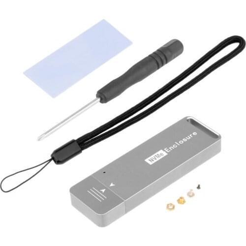 XT-XINTE M.2 2242 2230 SSD Enclosure M.2 PCIe SSD Enclosure to USB3.1 Type-A Gen 2 PCIe Hard Disk External for NVMe SSD Case