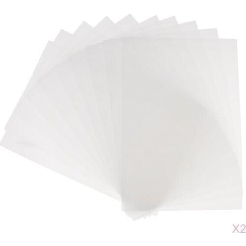 20x Heat Shrink Film Shrinkable Paper Sheets For DIY Jewelry Making Craft