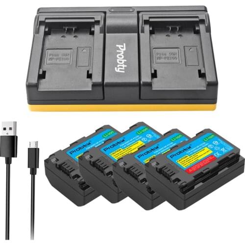 4pcs NP-FZ100 NP FZ100 NPFZ100 battery + USB Dual Charger for Sony Alpha 9 A9 9R A9R 9S A9S A7RIII A7R3 7RM3 A7m3 BC-QZ1 camera
