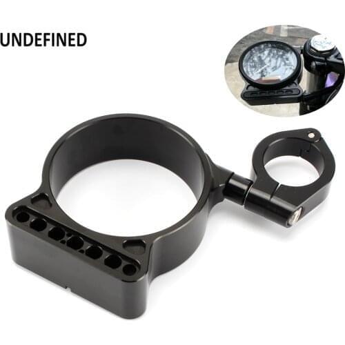Motorcycle 39mm 16" Speedo Side Mount Relocation Bracket CNC Aluminum Clamps For Harley Sportster XL 883 1200 48 Iron 1995-2016