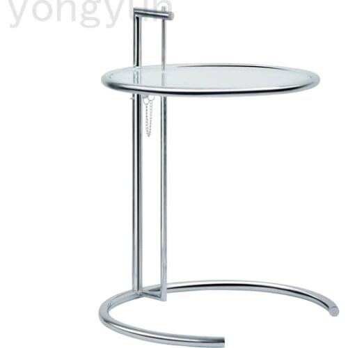 FREE SHIPPING Side Table with Tempered Glass Top, End Table glass side table,modern tea talbe