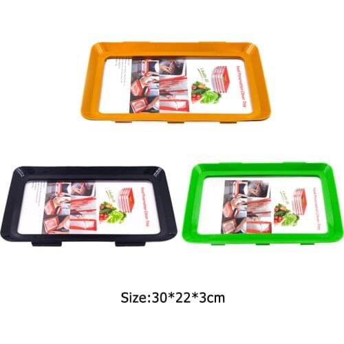Creative Food Preservation Tray Food Fresh Keeping Fresh Spacer Organizer Food Preservate Refrigerator Food Storage