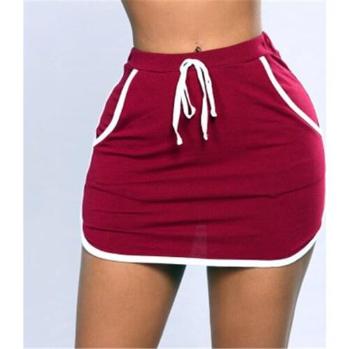 New Mini Skirts 2021 Summer Sexy Girls Skirts Casual Package Hip Women Red Black Cute Micro Mini Skirt S-XXL Free Shipping