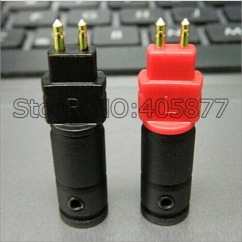 Pair new Gold Plated Updated adapter for HD580 HD600 HD650 Headphone Headset for diy HiFi Headphone Plug