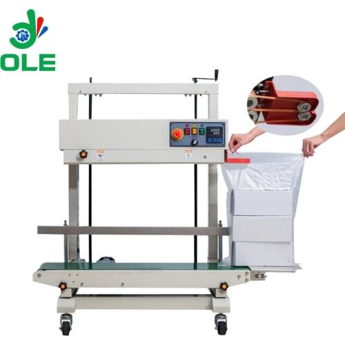 Semi Automatic Continuous Vertical PE Bag Sealing Machine
