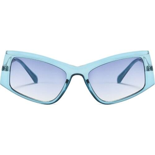 New European and American Fashionable Square Cat Eye Sunglasses Big Frame UV400 RETRO SUNGLASSES