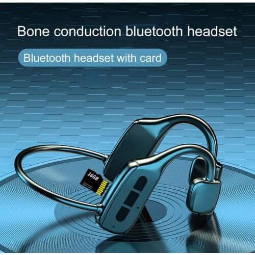 Running Sports Earphone Bone Conduction Ear Hook Bluetooth 5.0 HiFi Stereo Wireless Earphone Headset For Xiaomi Music Headsets