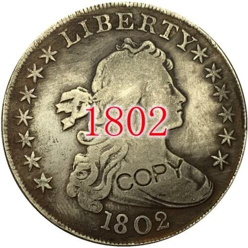 USA 1802 Draped Bust Dollar Copy Coins
