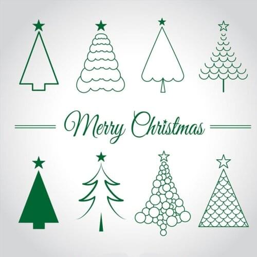Cutting Dies TR-012 Christmas Tree Metal Steel Stencil DIY Craft Festival Cards Scrapbooking Dies Decorative Album Paper Card