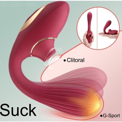 Sucking Vibrator for Women 10 Mode Vibrating Sucker Vagina Clitoris Stimulator Wearable Oral Suction Erotic Sex Toys for Women