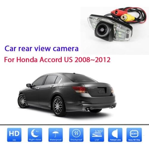 Rear View Camera For Honda Accord US 2008 2009 2010 2011 2012 Backup Camera CCD Night Vision Waterproof Parking Assistance