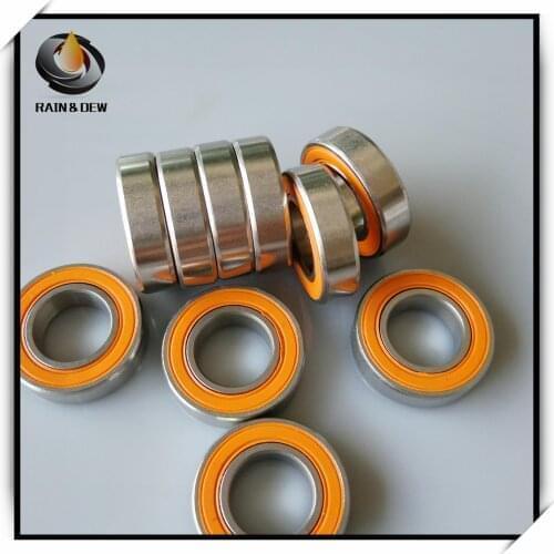 2Pcs S6800 2RS CB ABEC7 10x19x5 mm 6800 Stainless steel hybrid ceramic ball bearing