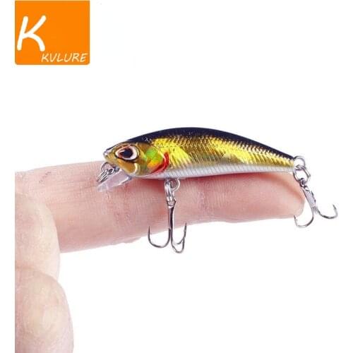 4.5cm/3.5g Minnow Wobbler Fishing Lure Jerkbait Bait Perch Pesca Mini Sinking Wobblers Fishing Lures Hard Deep Artificial Bait