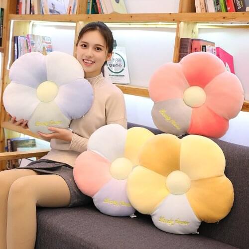 42x35cm Petal seat cushion down cotton animal waist kawaii pet chair butt cushion car seat cushion for girls kids Christmas Gift