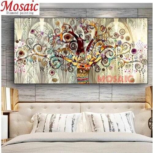 Diamond Embroidery Tree of life Diamond Painting diy hobby gift cross stitch round diamond mosaic Landscape,Rich tree picture