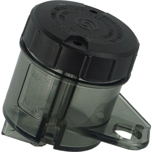 Black Universal Motorcycle Front Brake Fluid Reservoir Push Up Clutch Tank Oil Fluid Cup Split Oil Pot