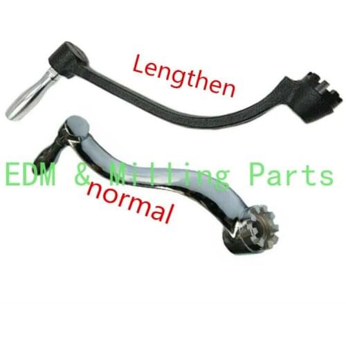 CNC Milling Machine Part C84+83 9 Teeth 16mm Lengthen Elevating Knee Crank Original Handle For Bridgeport Mill Part