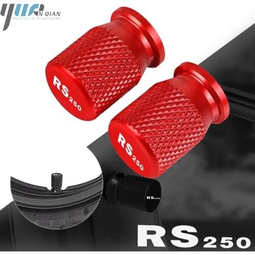 For Aprilia RS250 RS 250 CNC Aluminum Wheel Tire Valve Stem Caps CNC Airtight Covers Motorcycle Accessorie 2018 2019 2020 2021