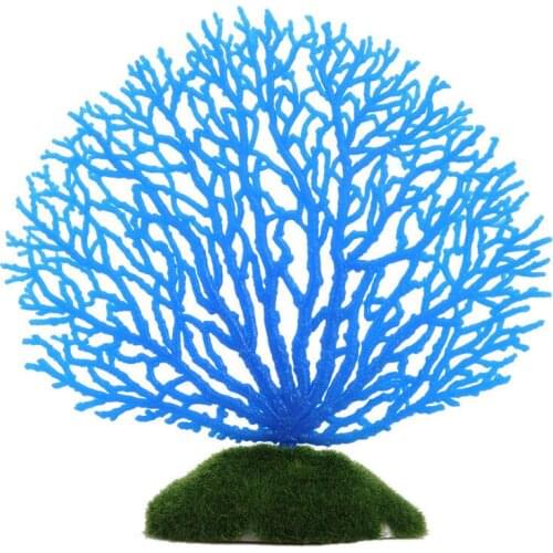 Fluorescence coral artificial colorful silica gel corals Ornament Aquatic Plant decoration Fish tank Decor landscape simulates