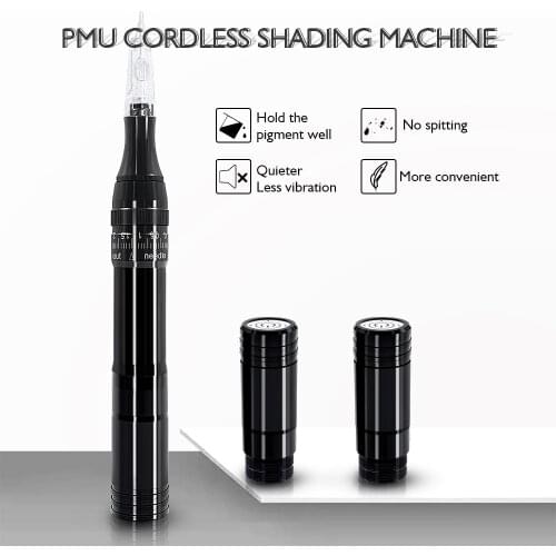 HOT Wireless Permanent Makeup Machine Cordless Pen Eyebrow Tattoo Machine Digital For Eyebrow Eyeliner Lip Tattoos Supply