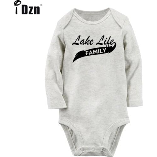 Lake Life Family Life S Better at the Beach Love Faith Strength Hope Newborn Baby Outfits Long Sleeve Jumpsuit 100% Cotton