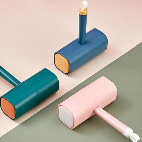 Square Hit Color Removable Roller Brush Family Out Portable Removes Hairs Cat And Dogs Household Clothes Shaver Lint Remover