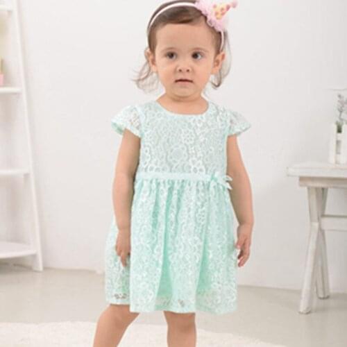 Summer Baby Girls Dress,Cotton Short Sleeve Princess Dresses,Fashion Brand Kids Thin Dress,Children Clothes (6 Moths-3 Yrs)