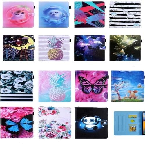For iPad Pro 11 2020 2018 Magnetic Case Cute Cartoon Flower Painted Tablet Cover for Funda iPad Pro 11 2020 with Auto Sleep/Wake