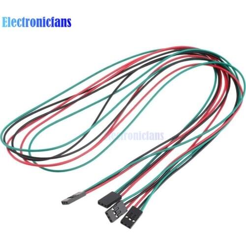 10Pcs 70cm 3Pin Cable set Female-Female Jumper Wire for Arduino 3D Printer Reprap