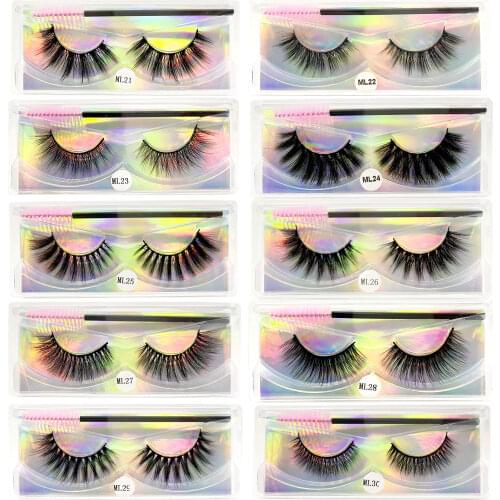 Mink Eyelashes Wholesale Mink Lashes Natural Eyelash Makeup Lash Extension Fluffy Dramatic Wholesale Lashes Bulk Wholesale Items