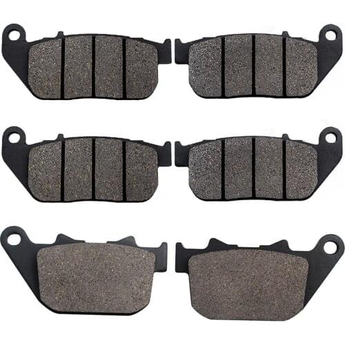 Motorcycle Front and Rear Brake Pads For Harley Davidson XL 883 R Sportster Roadster XL883R 2005-2014 XL 1200R XL1200 2004-2008