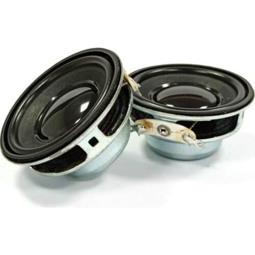 SOTAMIA 2Pcs 1.5 Inch Full Range Sound Speaker 40MM Mini Bluetooth Speaker 4 Ohm 3W Rubber Edge Home Theater Loudspeaker