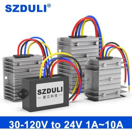SZDULI 36V48V60V72V80V100V to 24V isolated power converter 30-120V to 24V electric vehicle isolation step-down converter